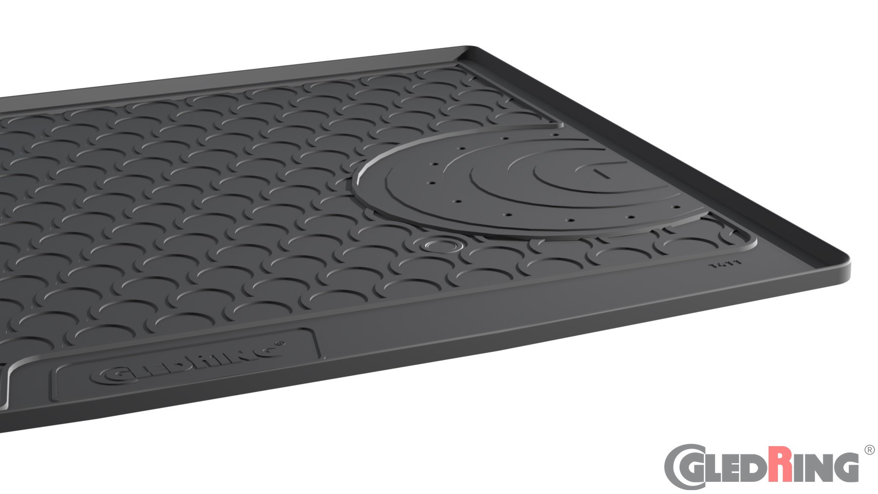 Original Gledring Premium Gummi Kofferraummatte - OPEL Astra K HB (Oberer Boden) 10.2015-10.2022